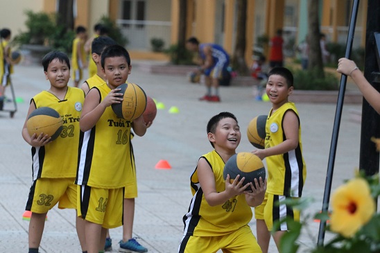 học bóng rổ ở quận Long Biên