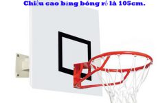 Kích thước bảng bóng rổ – vành bóng rổ tiêu chuẩn NBA
